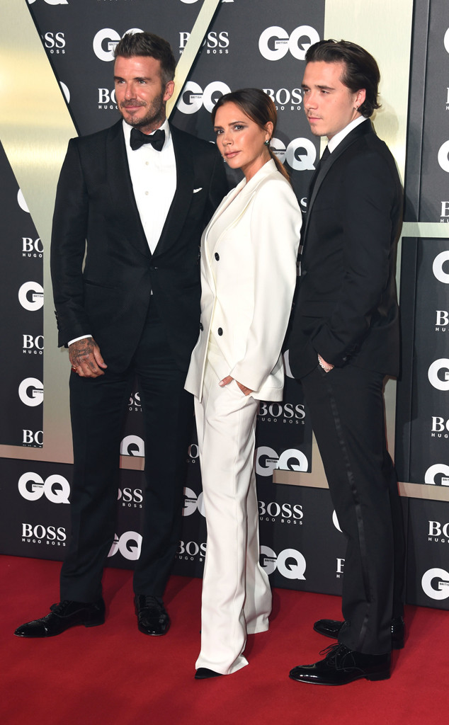 David Beckham, Victoria Beckham, Brooklyn Beckham, GQ Men of the Year Awards 2019